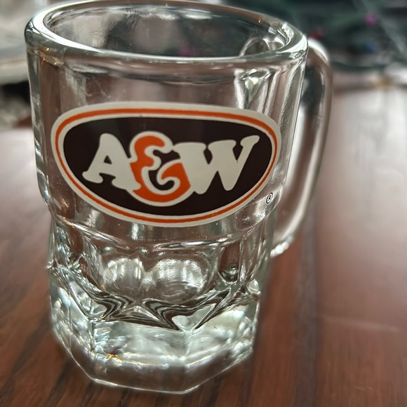 A&W Glass mug shot glass vintage A and W - Picture 2 of 7